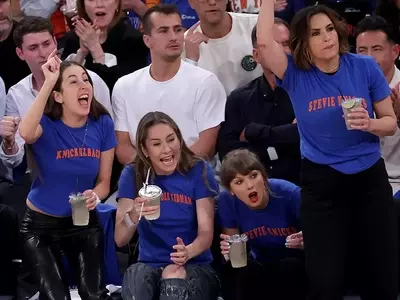 Celebrities' Custom Knicks Shirts Go Viral at NBA Finals