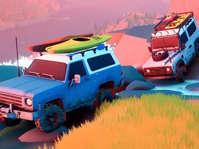 Over the Hill Demo: A Stylized Off-Roading Experience for Driving Enthusiasts