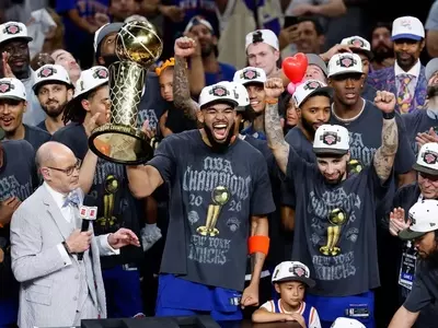 Knicks Celebrate NBA Championship on 'The Tonight Show'