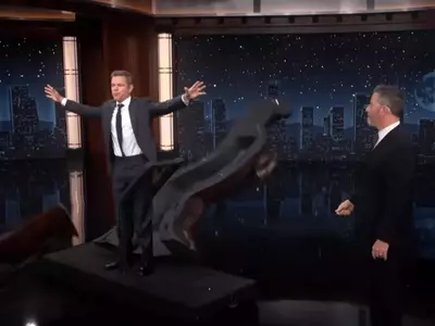 Matt Damon's Comical Disruption on 'Jimmy Kimmel Live!'