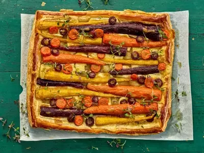 Effortless Elegance: Crafting a Savory Carrot and Brie Tart