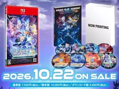Azure Striker Gunvolt Trilogy Enhanced: Switch 2 Edition Arrives October 2026