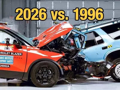 A Stark Contrast in Safety: Modern vs. Vintage Chevy Blazer Crash Test