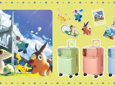 Pokémon’s 30th Anniversary Celebrated with Adorable Plushie-Displaying Luggage
