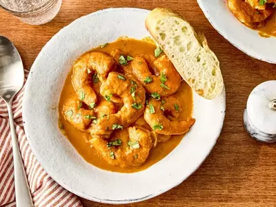 Elevated Shrimp and Chorizo Skillet with Velvety Sauce