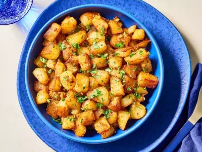 Egyptian Warm Potato Salad with Aromatic Dressing