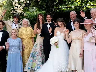 Pamela Anderson Reverts to Signature Blonde for Son's Wedding