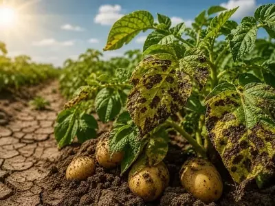 El calor extremo potencia la Alternaria en papas: estrategias de control y prevención