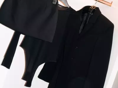 Adéla's Daring Look at Wardrobe.NYC x H&M Launch During Paris Couture Week