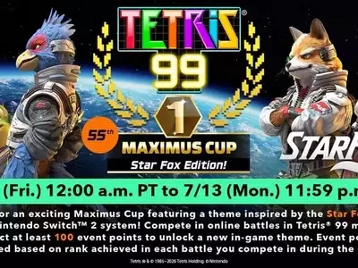 Star Fox Theme Soars into Tetris 99's Latest Maximus Cup Event