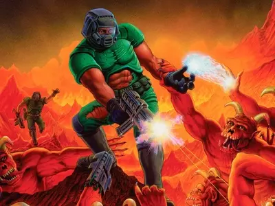 Adrian Carmack Animated Original 'Doom' Sprites Using Only the Undo Key