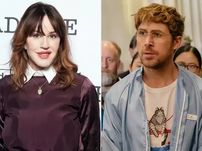 Molly Ringwald Amused by Ryan Gosling's 'Moppy Ringwald' Set Companion
