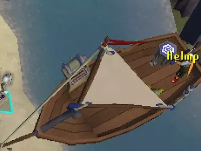 Old School RuneScape Players' Boats Get Stuck in Narrow River