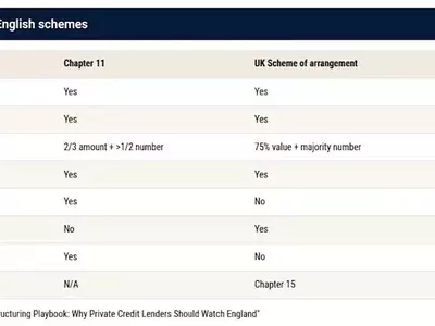 UK Restructuring Plans Gain Traction Among US Debtors as Alternative to Chapter 11