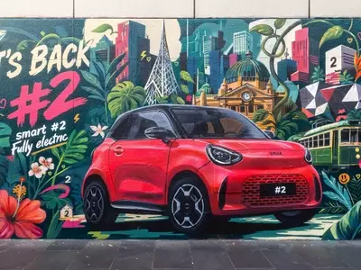 Smart's #2 Electric Car Unveiled Through Global Mural Campaign