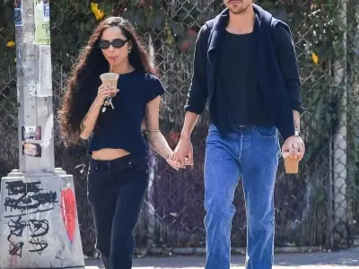 Zoë Kravitz Embraces Low-Rise Kick Flare Jeans in New York