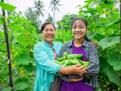De los campos de pepino de Myanmar: Una madre cultivando el futuro de sus hijas