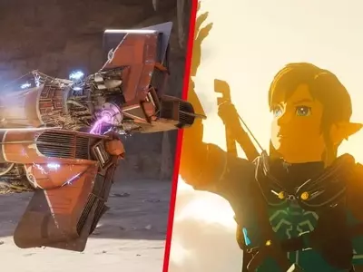 Fan-Made Zelda: Tears of the Kingdom Podracer Build Evokes Star Wars Nostalgia