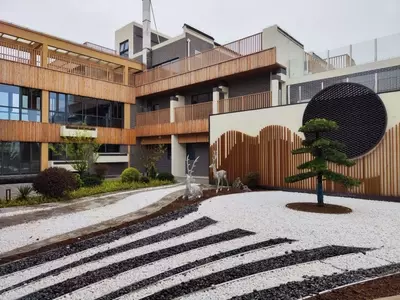 Diseño de Jardines Naturales: Fusión de Piedra, Madera y Vegetación para un Espacio Armonioso