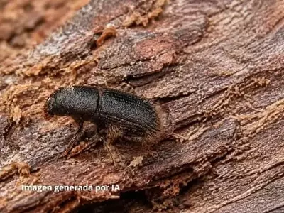 Chile Lanza Estrategia Innovadora para Proteger Exportaciones Forestales del Escarabajo del Pino