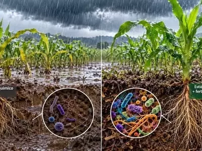Estiércol y fertilización: Un escudo para el maíz frente a lluvias torrenciales