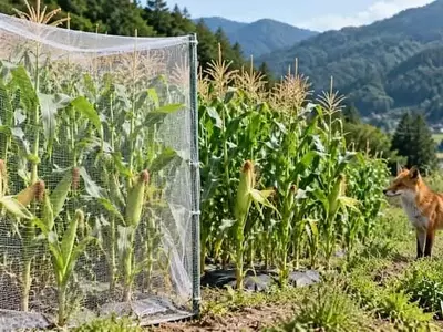 Protección de Maíz Dulce: Redes Demuestran Eficacia Total contra Fauna Silvestre en Japón