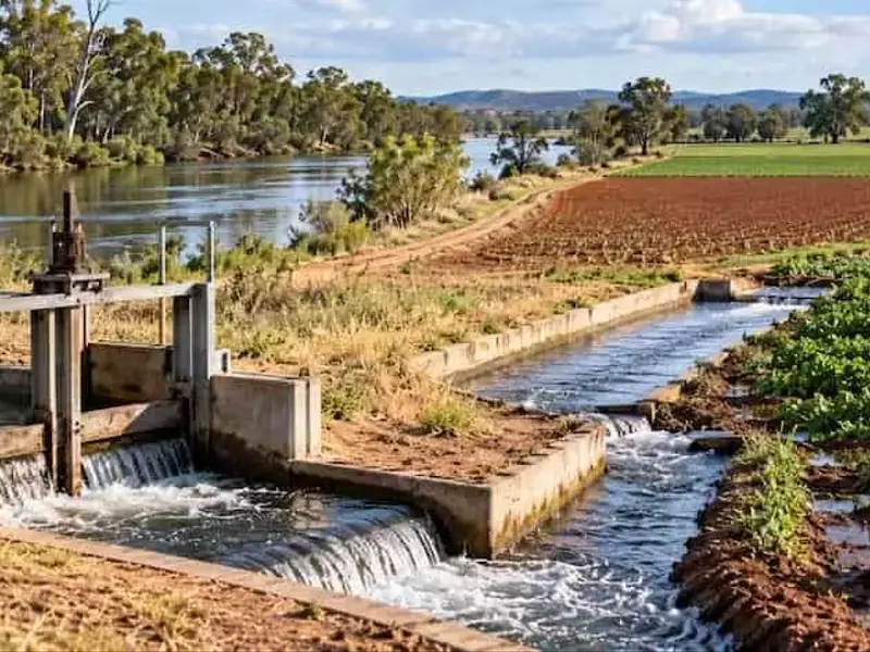 Baja el Precio del Agua de Riego en Australia en Medio de la Disminución de Reservas Hídricas